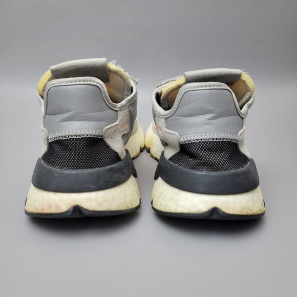 Adidas Boost Mens Nite Jogger Sneakers Sz 11.5 Grey Orange Flight Club Exclusive - Picture 7 of 12